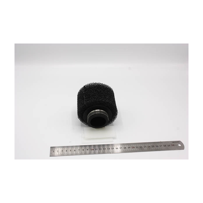 Luftfilter uni svart 36-40mm Rakt, 115mm lång (T/A 26-30mm)