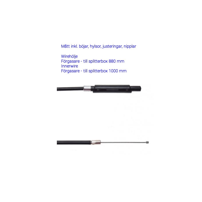 Gaswire nedre-, Yamaha Aerox 50 10-12