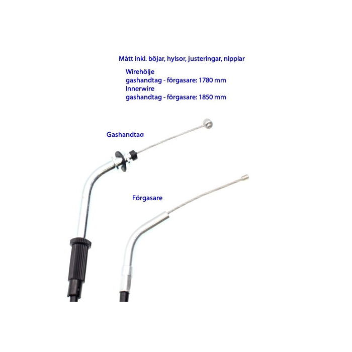 Gaswire-, Peugeot Ludix