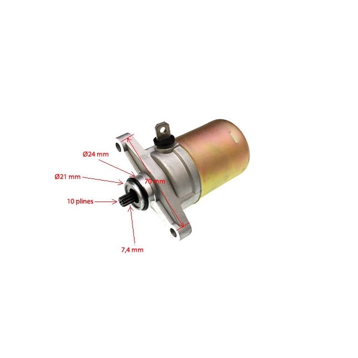 Startmotor, 4-takt