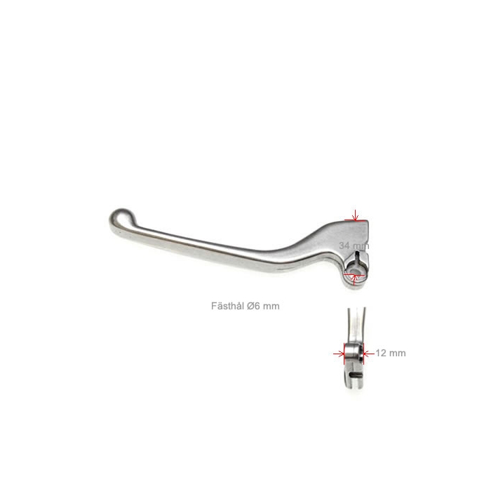 Kopplingsgrepp blank-, Derbi Senda, Gilera RCR SMT, Rieju RRX MRT MRX SMX 50,  Motorhispania Furia Ryz,