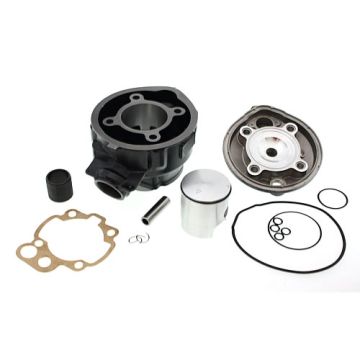 Cylinder kit 75cc med topp svart-, AM6, Rieju Drac, Motorhispania, Yamaha DT,