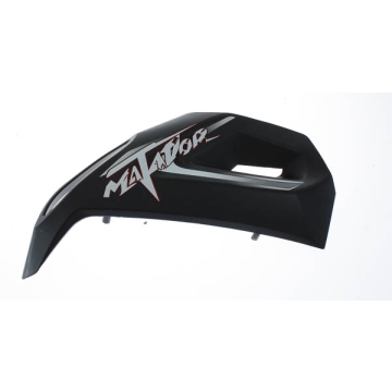 cover front left matteblack 4stroke
