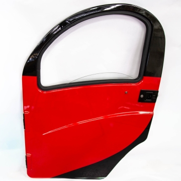 Dörr, 100% Monterad, Röd, Vänster