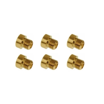 Munstyckssats M5 6st, 75, 80, 85, 90, 95, 100, 105 Dellorto förgasare, Kymco 4-t