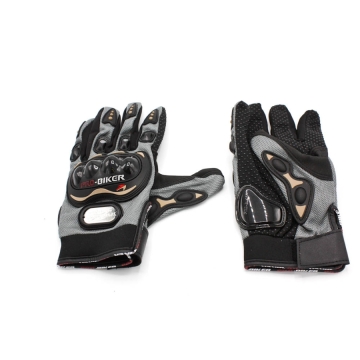 Skyddshandskar till ATV, cross, enduro - Grå/Svart