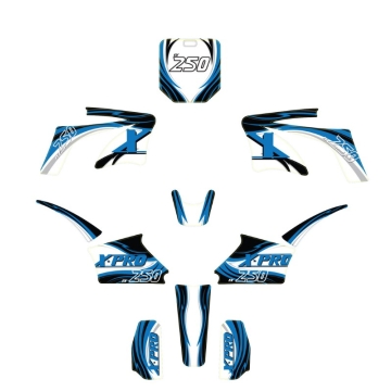 Dekalkit Blå X-Pro FX Dirtbike 250cc