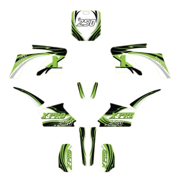 Dekalkit Grön X-Pro FX Dirtbike 250cc