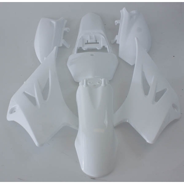 Kåpset helvit dirtbike 90/125cc