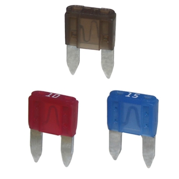 Flatstiftsäkring mini 4x11x16 mm, välj ampere