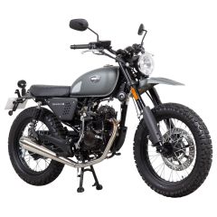 Moped Viarelli Scrambler Mattgrå