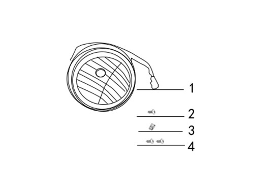 F01: Strålkastare