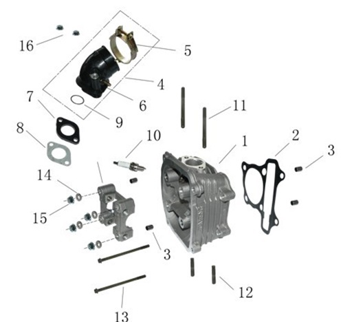 E05: Cylindertopp, Insug