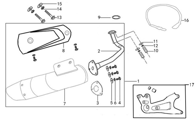 F13: Avgassystem