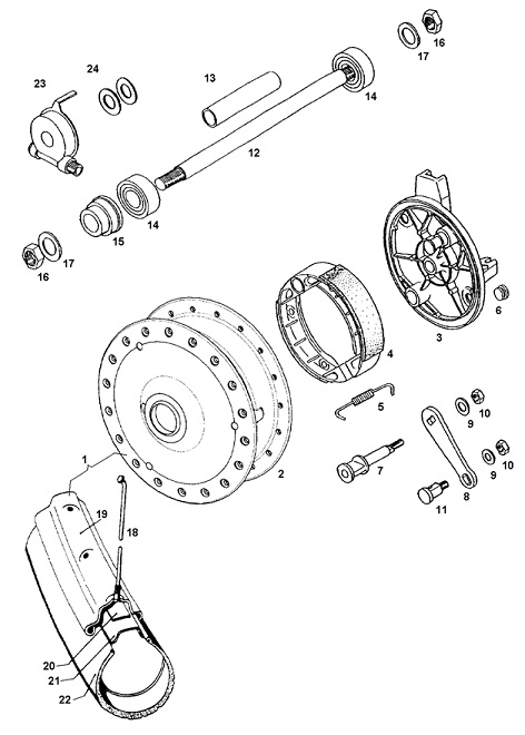 F14: Front wheel