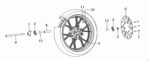 F03: Front wheel
