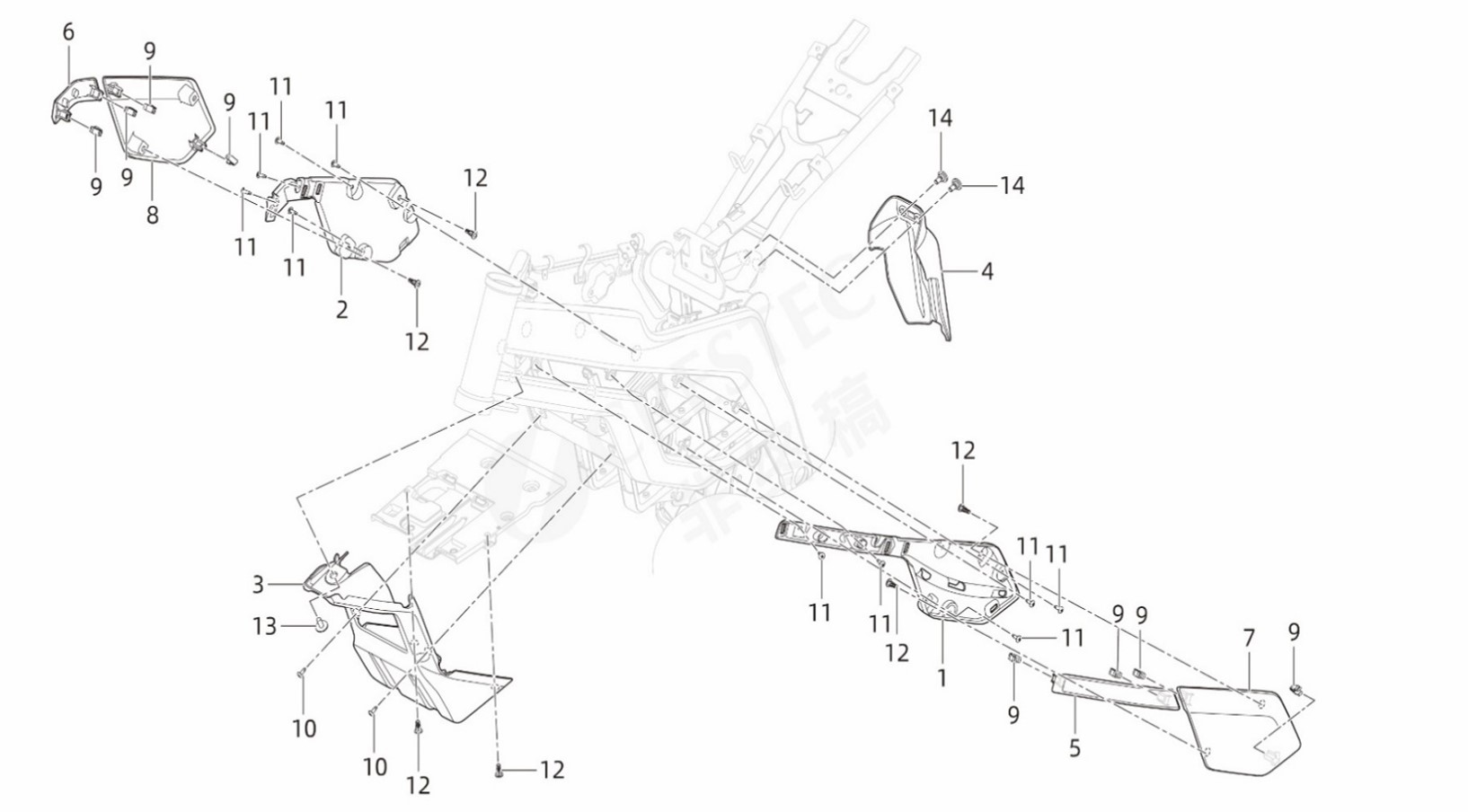 E15 : Kåpor Främre